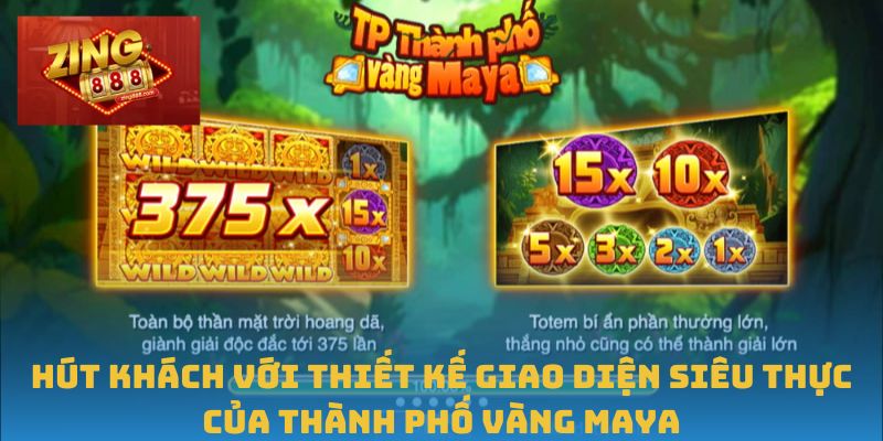 Thành Phố Vàng Maya – Khám Phá Trò Nổ Hũ Hấp Dẫn Tại Zing88 2 Hút khách với thiết kế giao diện siêu thực của Thành Phố Vàng Maya