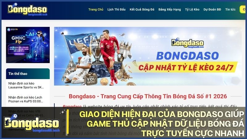 Bongdaso 66 cung cấp nguồn dữ liệu chuẩn xác giúp người chơi Zing88 soi kèo hiệu quả hơn