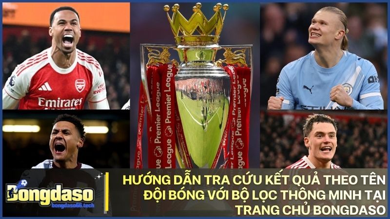 Sử dụng thanh công cụ tìm kiếm để cập nhật nhanh thông tin về câu lạc bộ bạn yêu thích