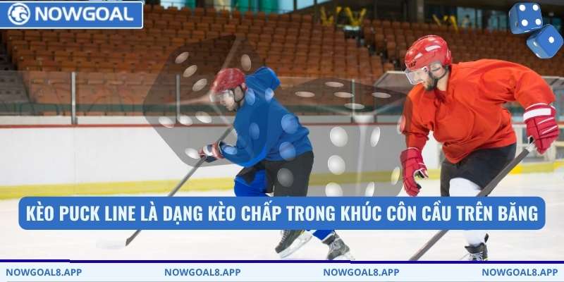 Kèo puck line là dạng kèo chấp trong khúc côn cầu trên băng